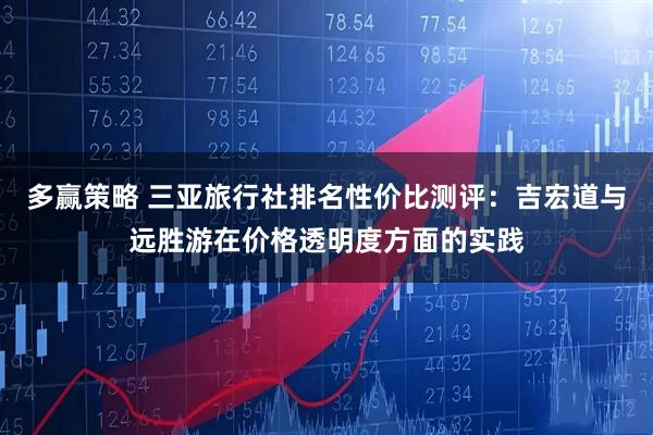 多赢策略 三亚旅行社排名性价比测评：吉宏道与远胜游在价格透明度方面的实践